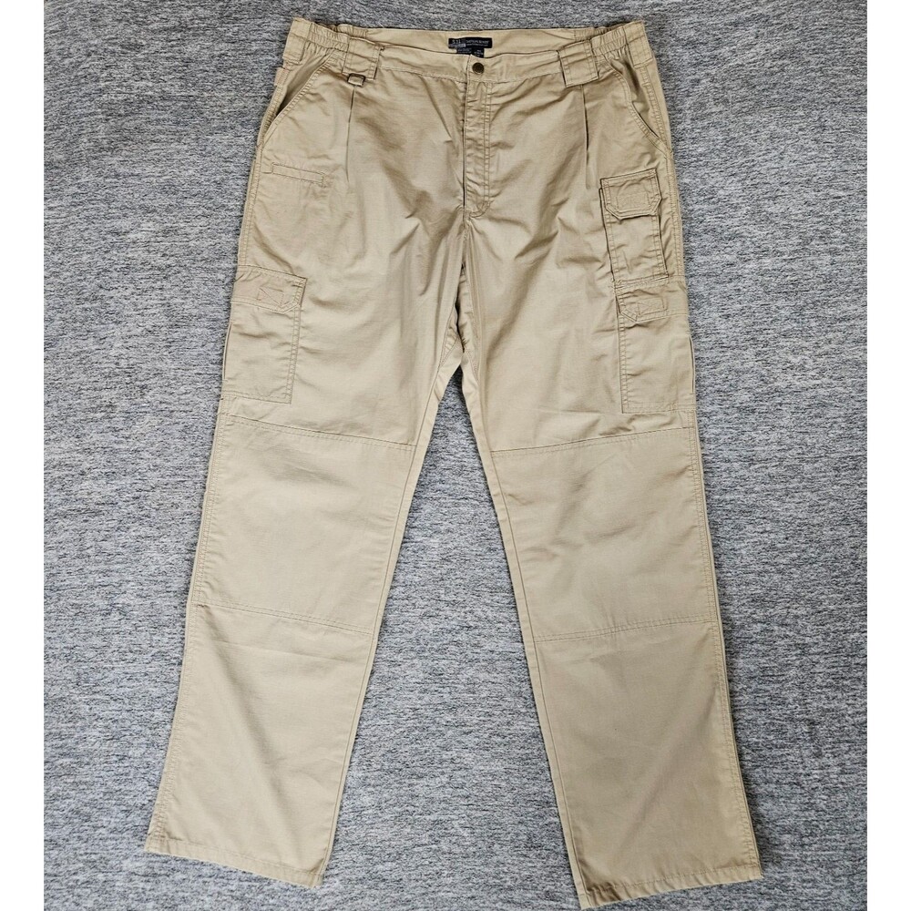 5.11 Tactical Regular Fit Taclite Pro Ripstop Cargo Pants Mens 40x35 Beige